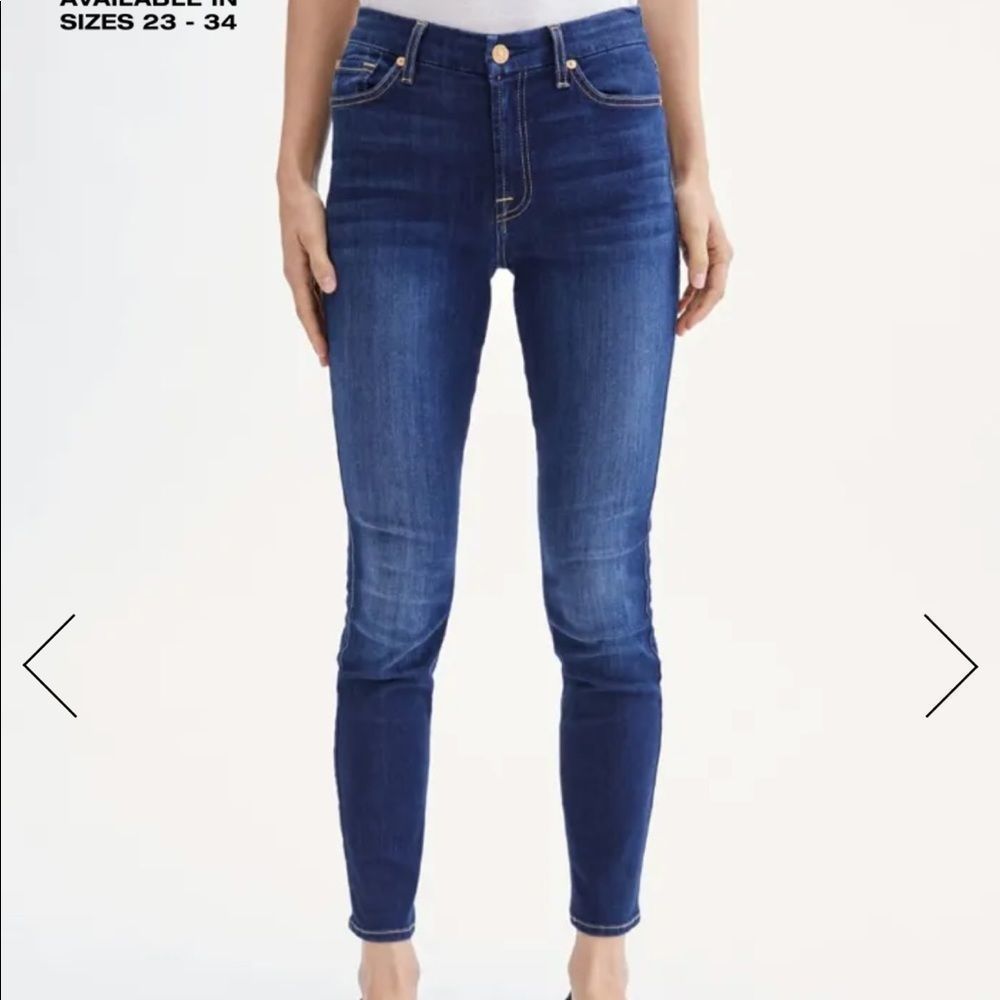 7 For All Mankind Skinny Ankle Jeans 27